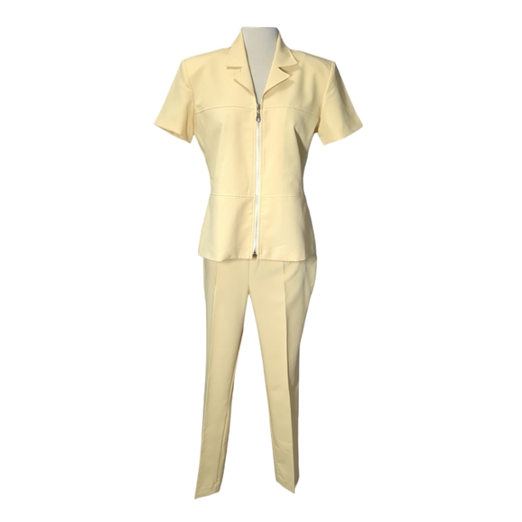 Jean Works Company Yellow Two Pieces Top and Pants Size 9/ 10 - Picture 5 of 15